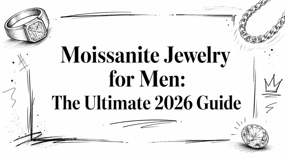 Moissanite Jewelry for Men: The Ultimate 2026 Guide