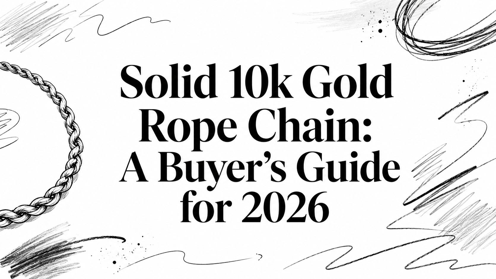 Solid 10k Gold Rope Chain: A Buyer's Guide for 2026