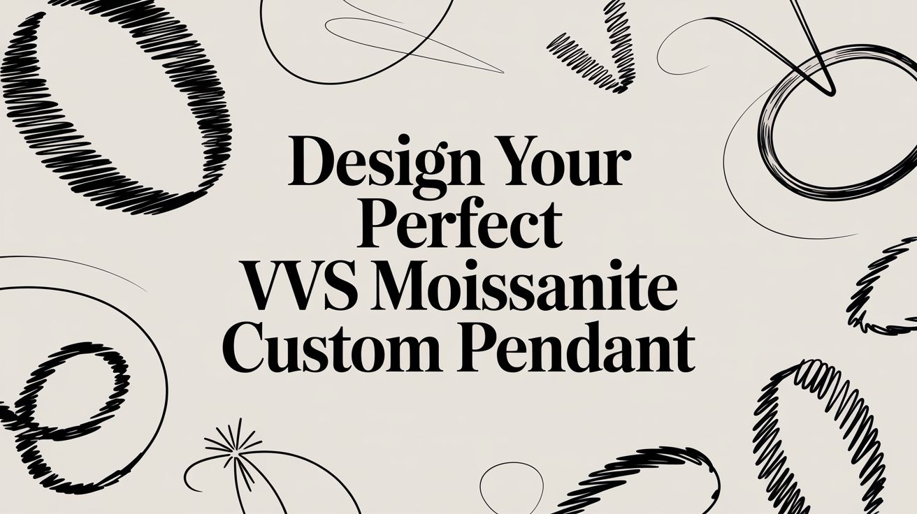 Design Your Perfect VVS Moissanite Custom Pendant