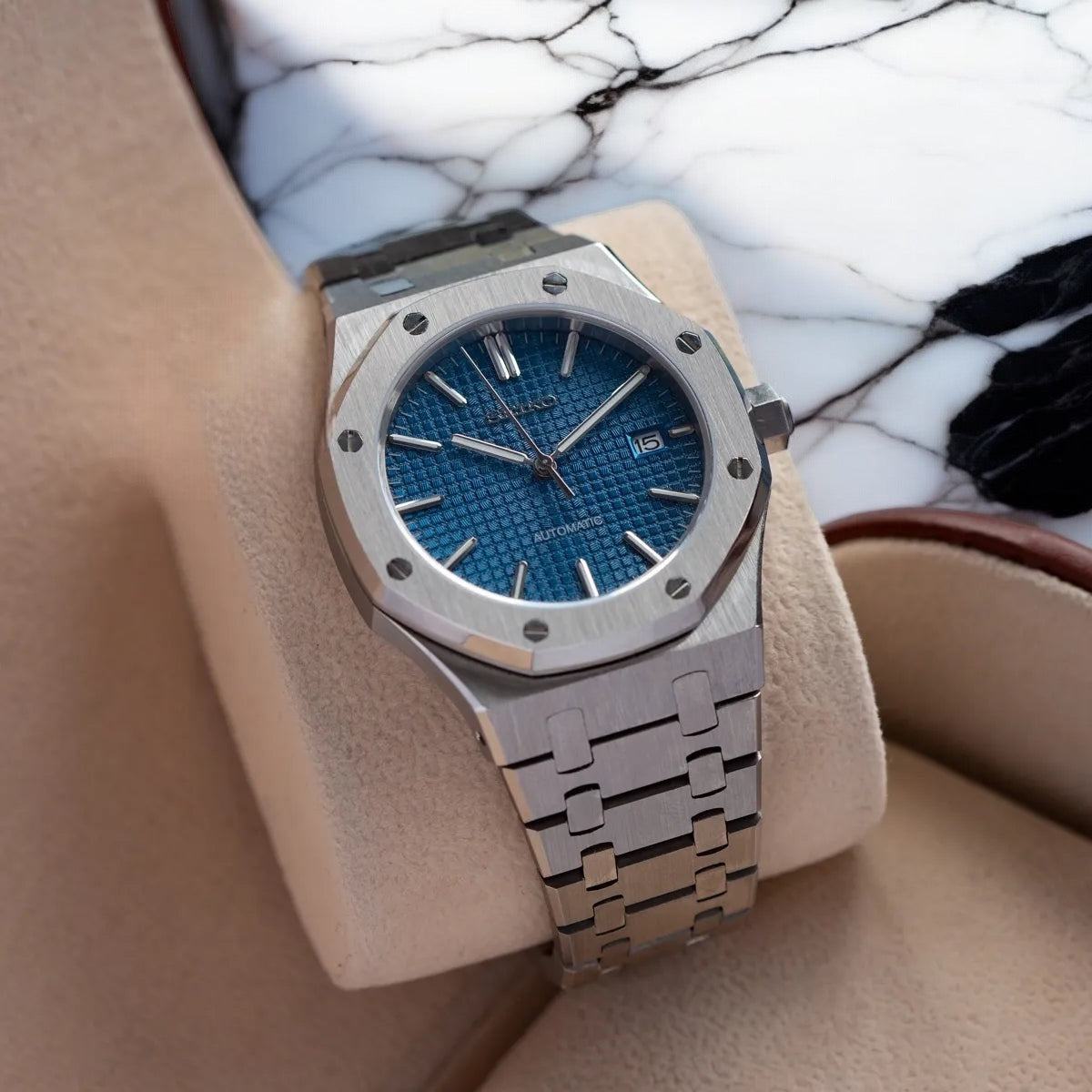 SEIKO MOD ROYAL OAK | BLUE