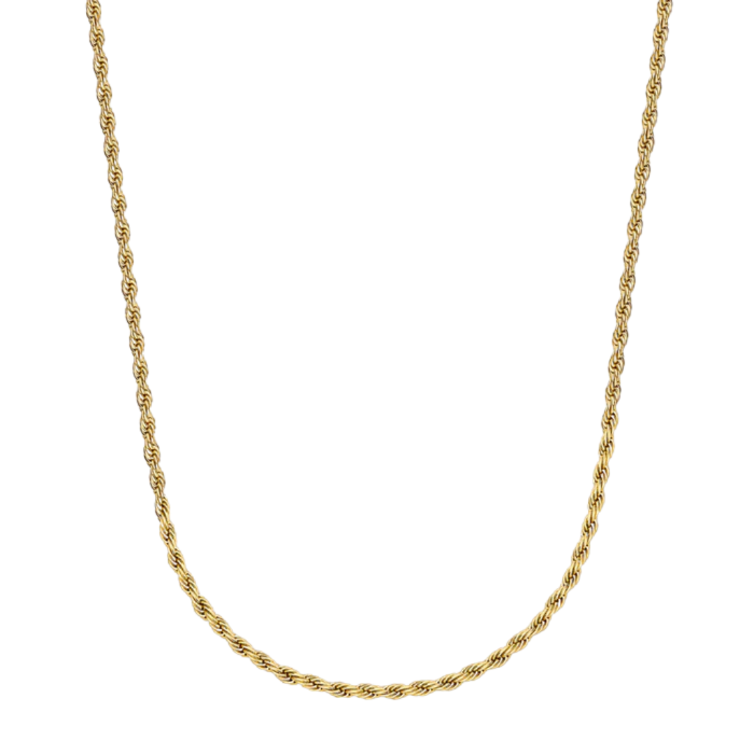 Rope Chain (Gold) - 2mm