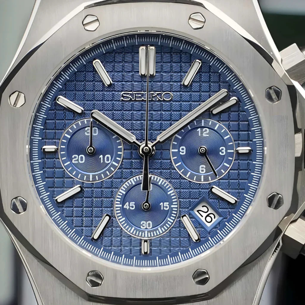 Seiko Mod Royal Chrono | Blue