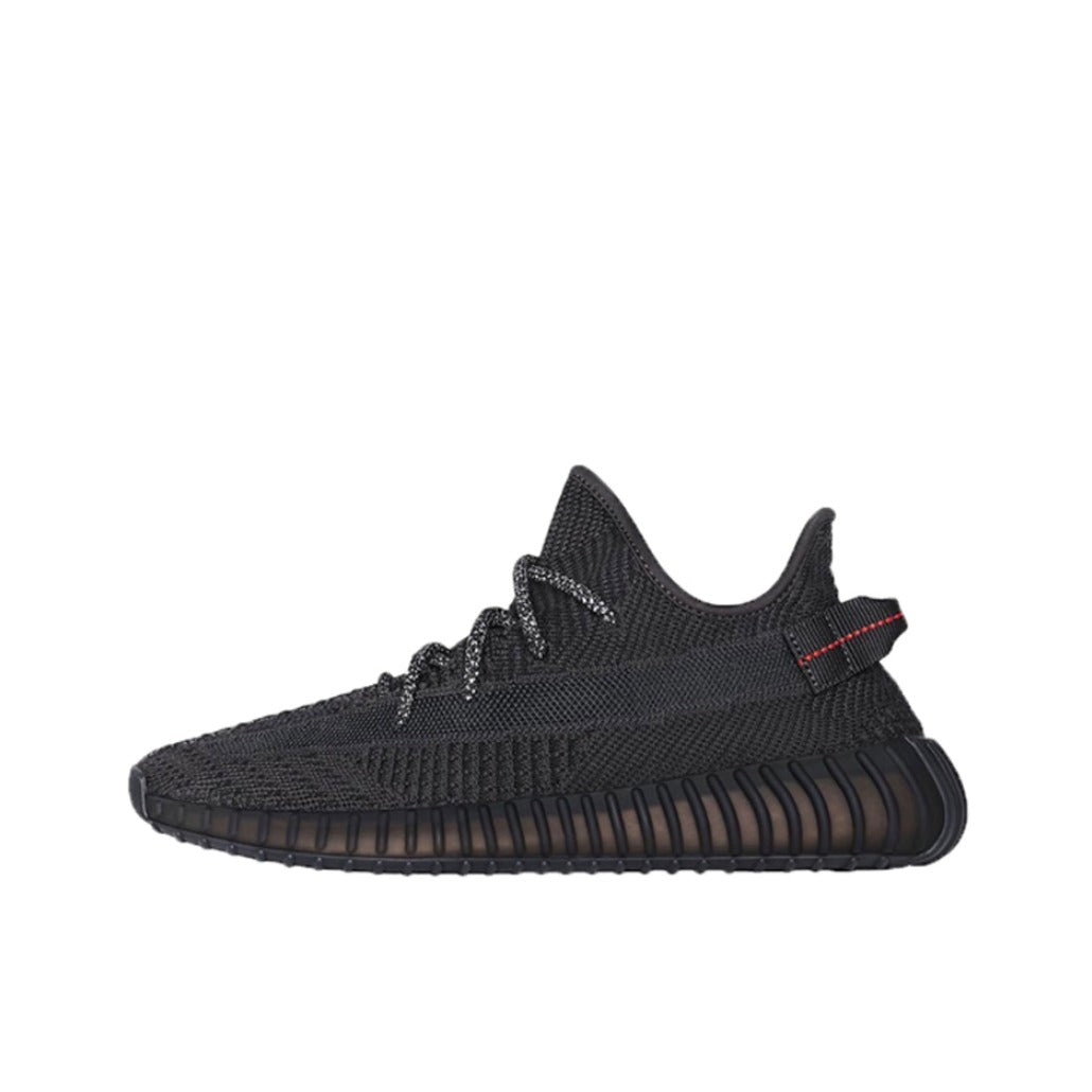 YZY Boost 350 V2 "Triple Black Matte" Sneakers (Non-Reflective) - Best Quality