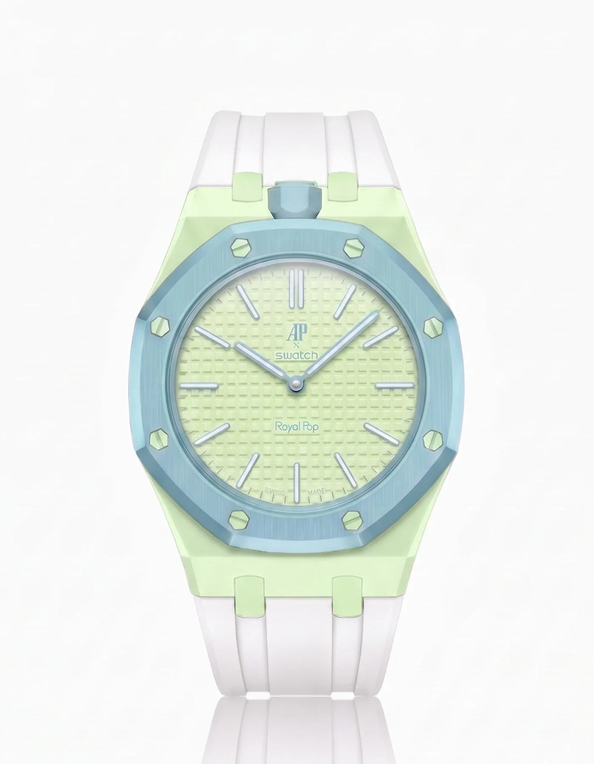 combo::mint::rubber-strap-for-ap-x-swatch-royal-pop-white