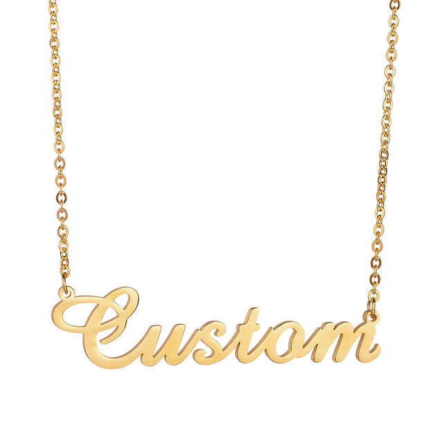 18k Gold/Silver Custom Name Chain