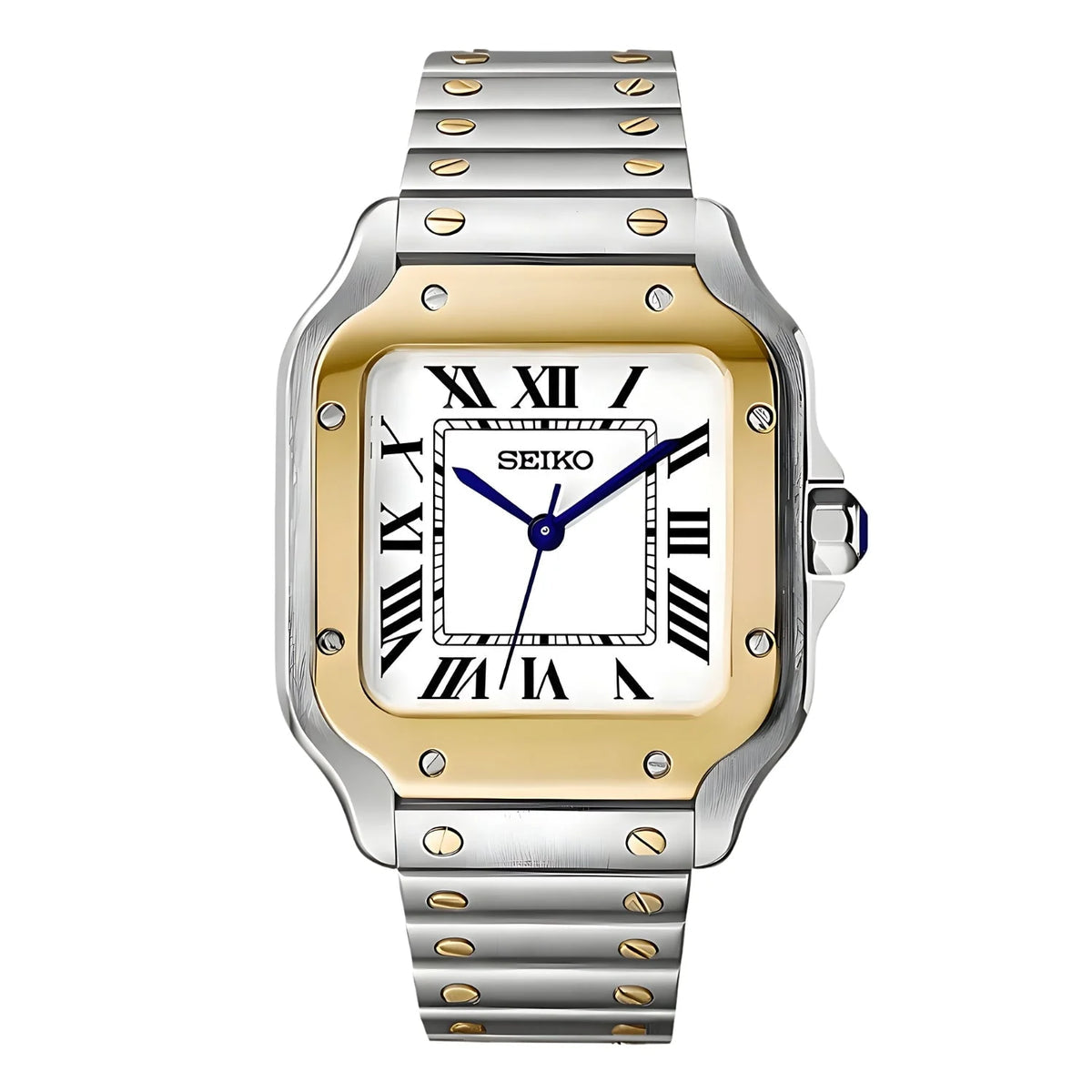SEIKO MOD SANTOS | GOLD/STEEL