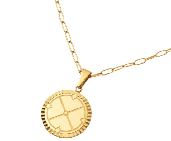 Collier boussole gravable