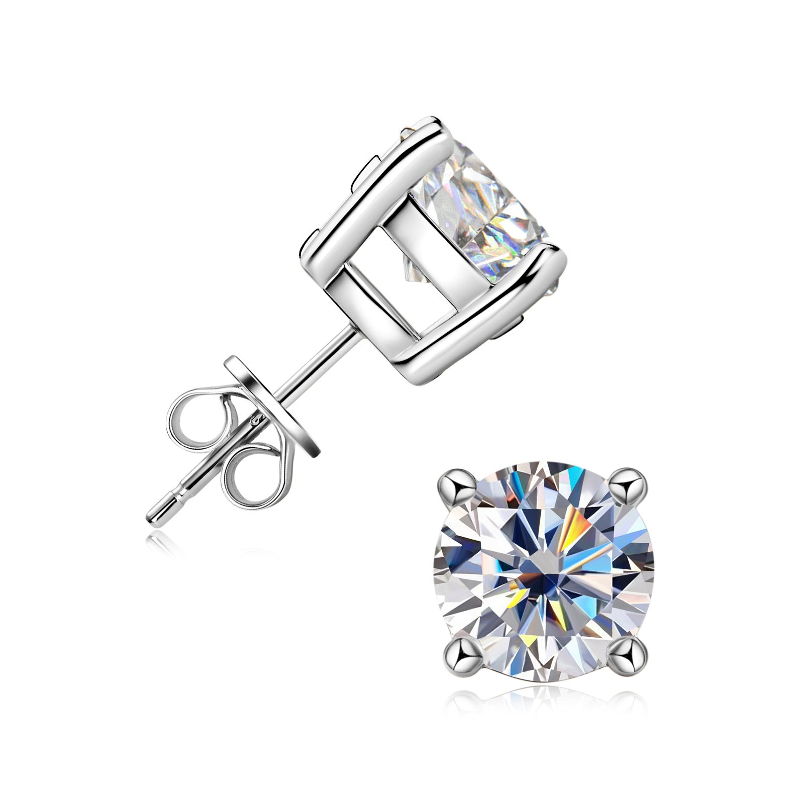 Boucles d'oreilles VVS Jewelry S925 Moissanite Diamond - ACHETEZ-EN 2, OBTENEZ-EN 1 GRATUIT