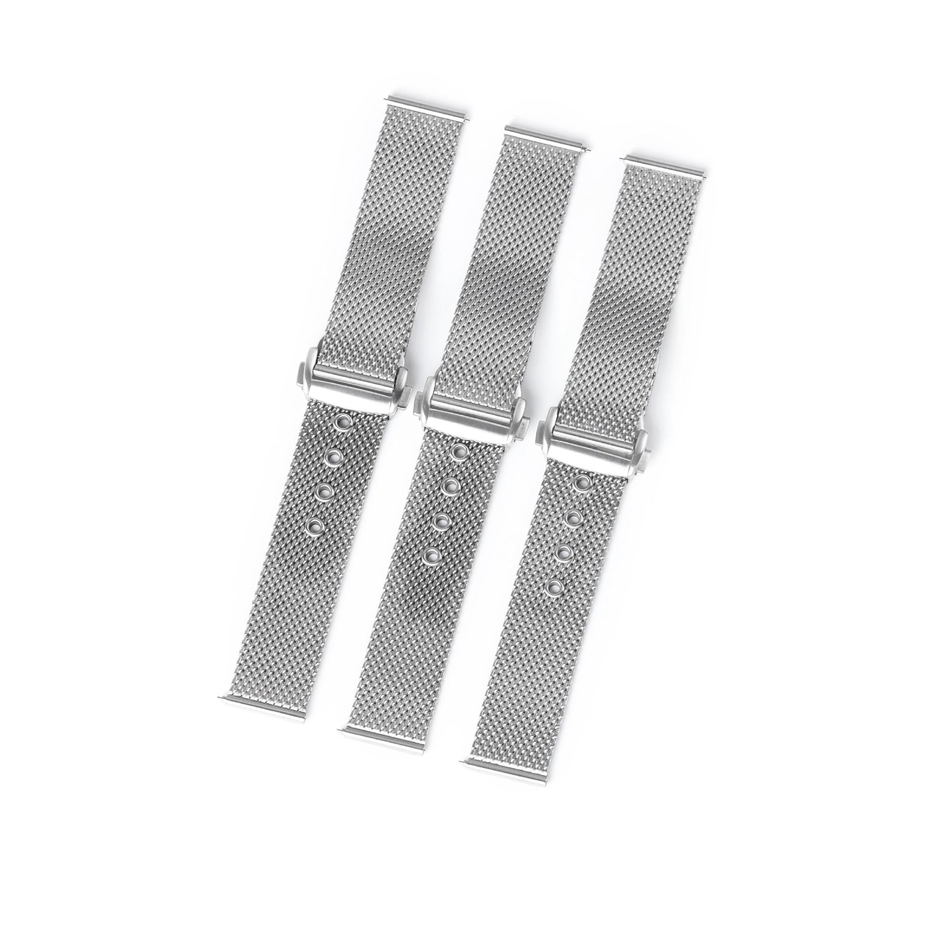 Omega Seamaster James Bond 007 Stainless Steel Brushed Mesh Strap