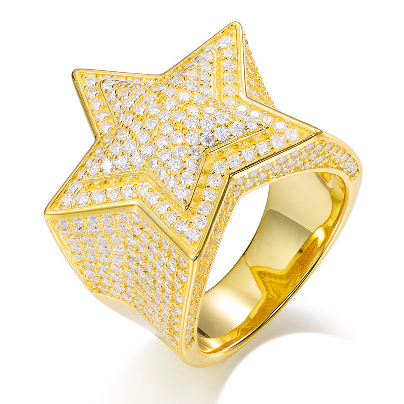 Starboy 925 Sterling Silver Moissanite Ring