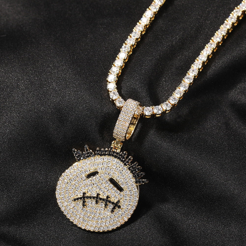 VVS Jewelry Travis Scott Dead Smiley Kette