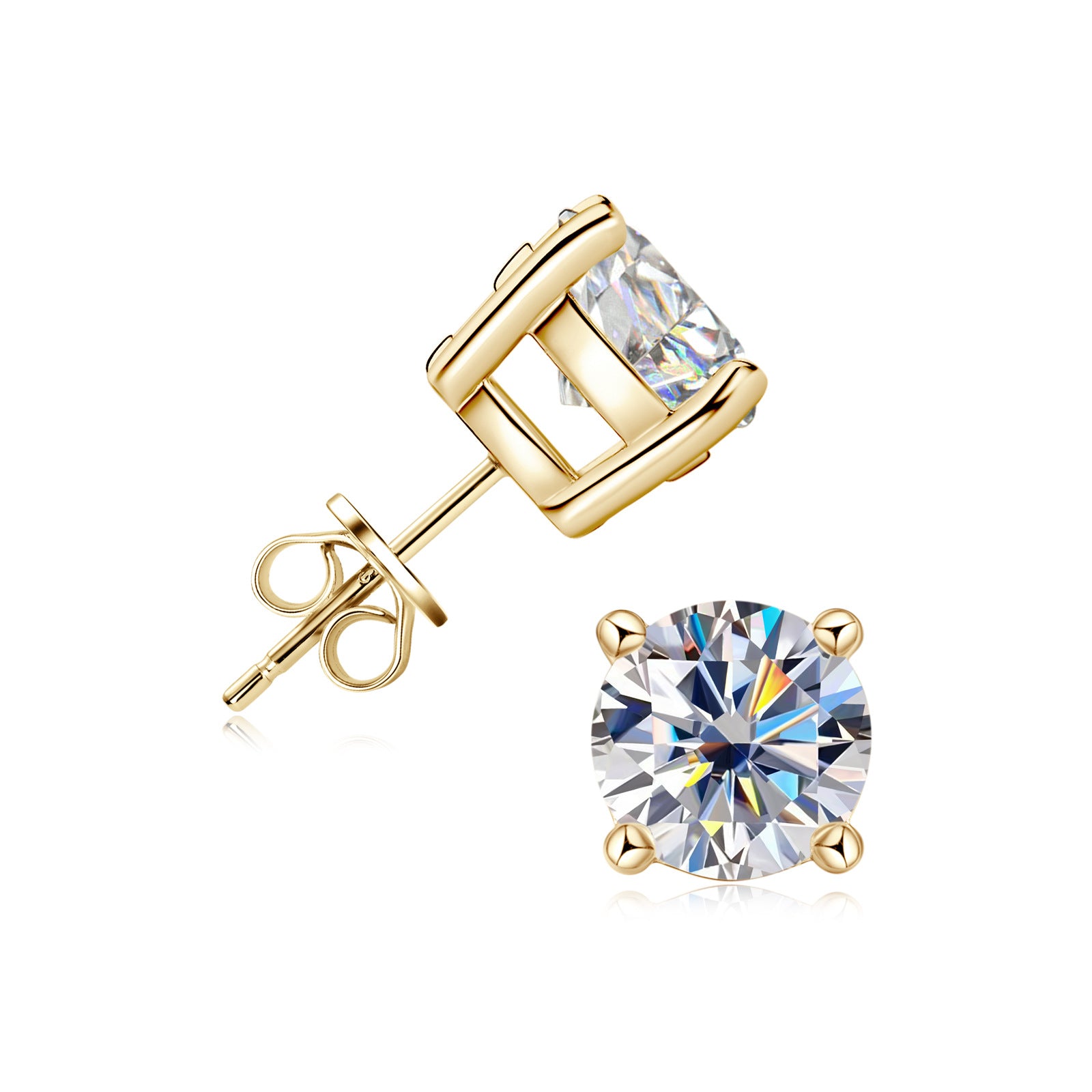 Boucles d'oreilles VVS Jewelry S925 Moissanite Diamond - ACHETEZ-EN 2, OBTENEZ-EN 1 GRATUIT