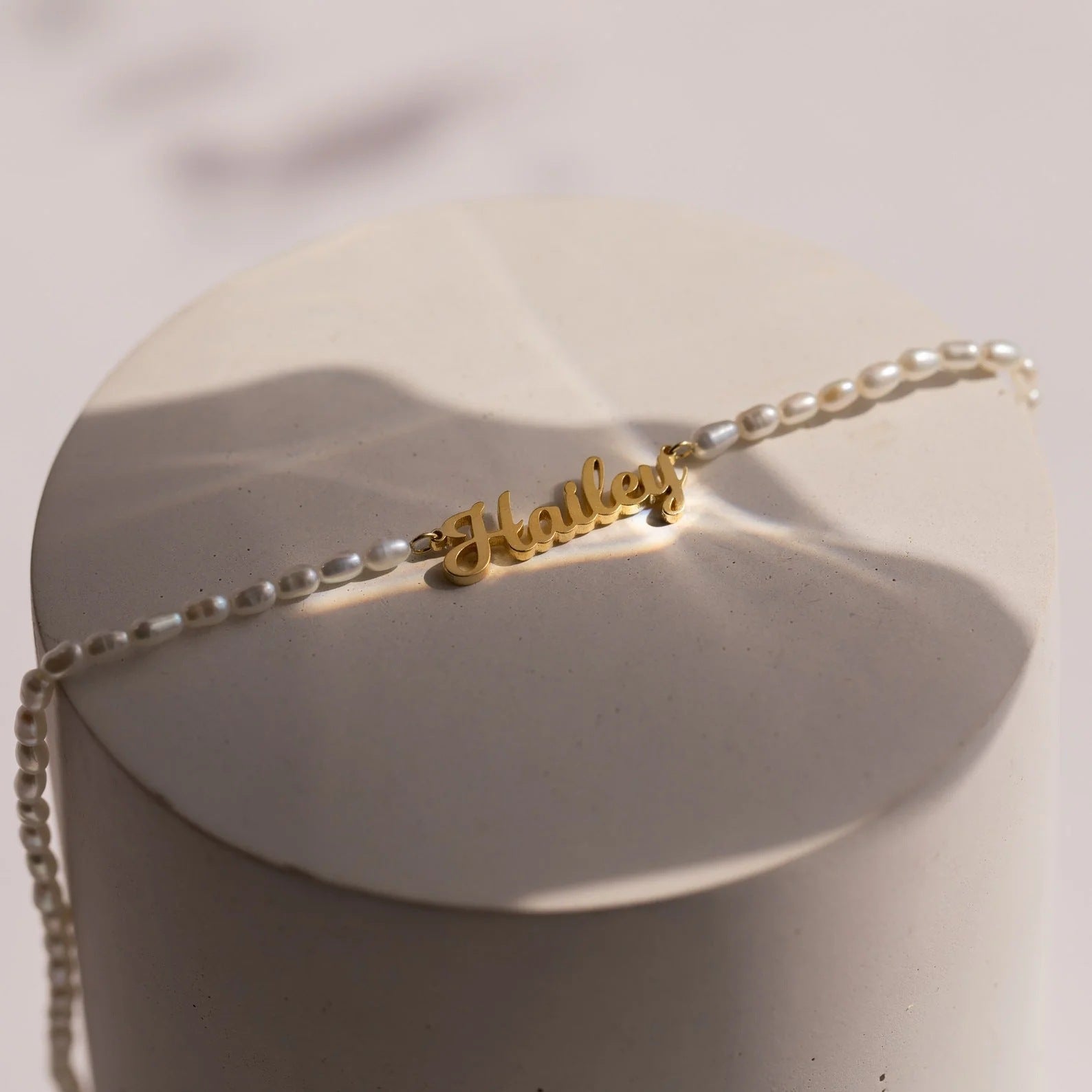 Personalized English letter pendant Custom stainless steel name necklace
