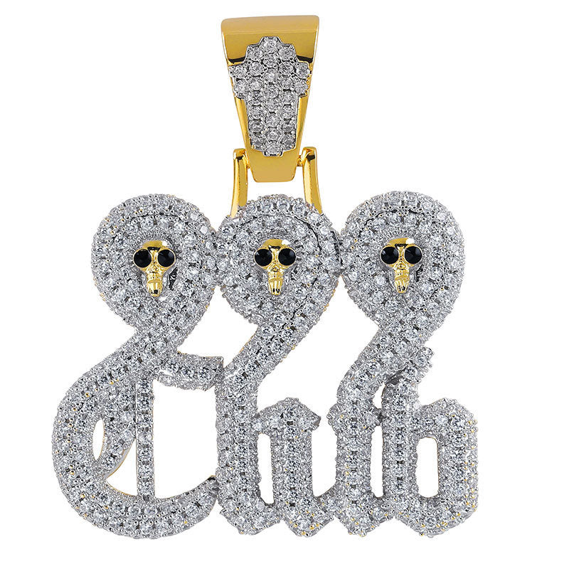 VVS Jewelry Juice Wrld 999 Club μενταγιόν αλυσίδα