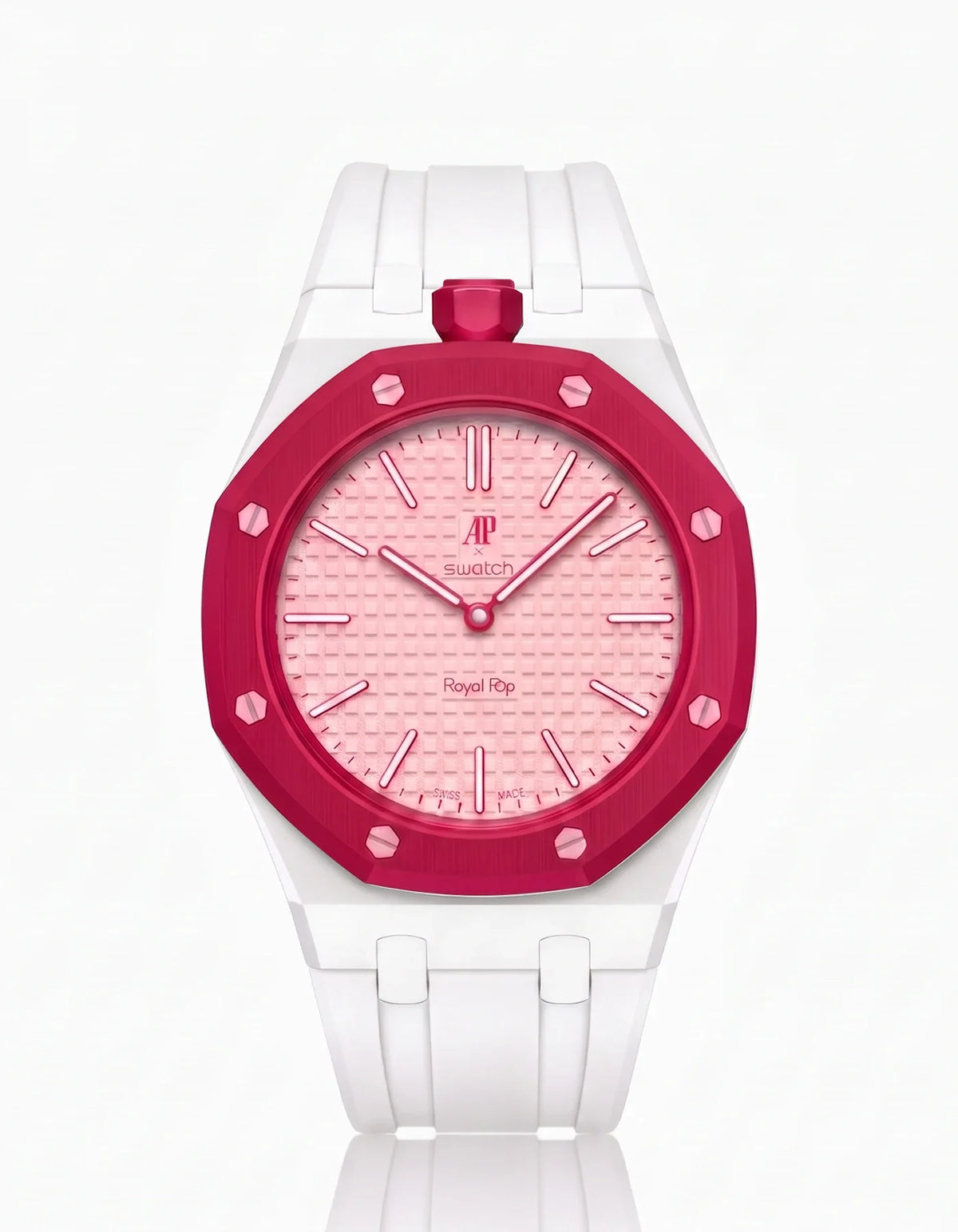 combo::white::rubber-strap-for-ap-x-swatch-royal-pop-white
