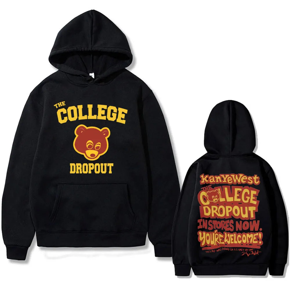 Kanye West Graduation Bear Graphic Hoodie