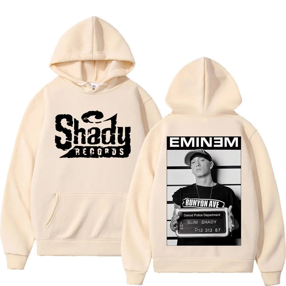 Sweat à capuche graphique double face Shady Records d'Eminem
