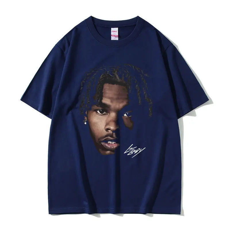 T-shirt ample à imprimé graphique Lil Baby