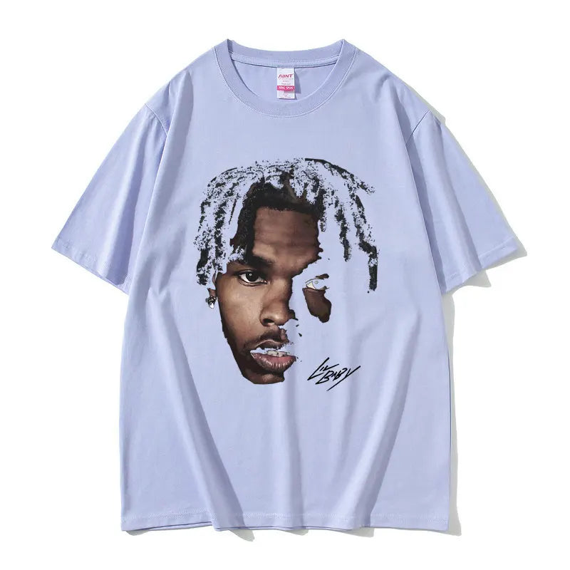 T-shirt ample à imprimé graphique Lil Baby