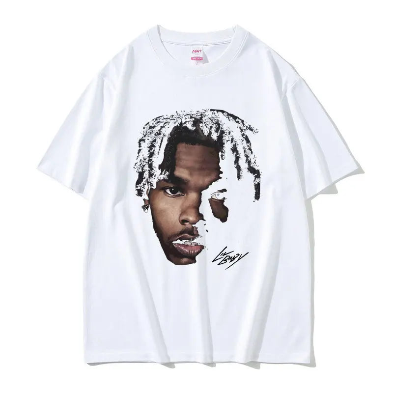 T-shirt ample à imprimé graphique Lil Baby