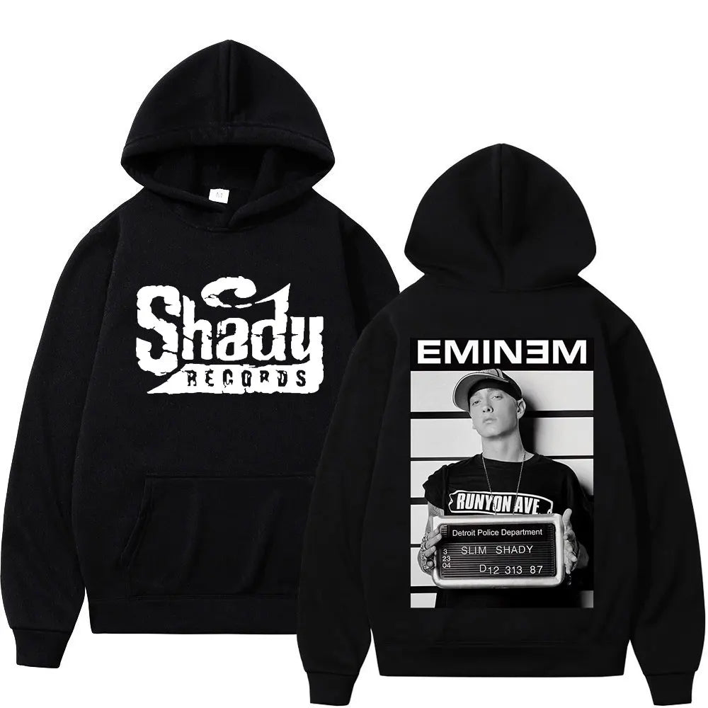 Shady Records D12 ロゴ スウェット 2XL ヴィンテージ　古着 Eminem Double Sided Shady Records Graphic Hoodies