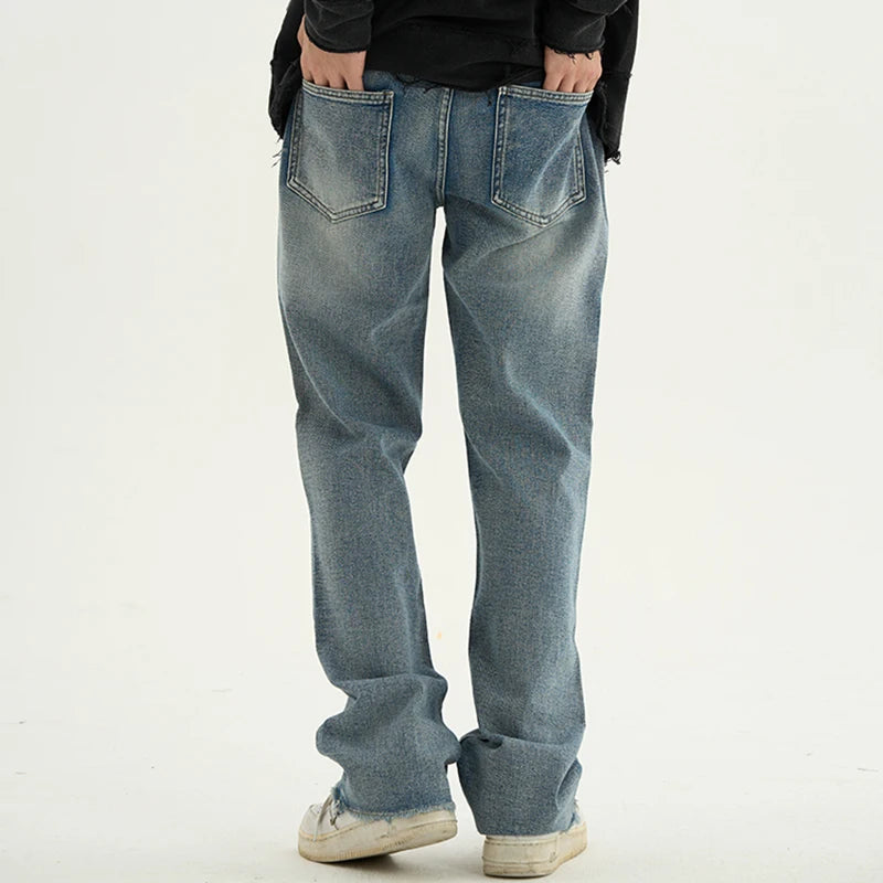 Lässige VVS-Retro-Jeans mit geradem Bein