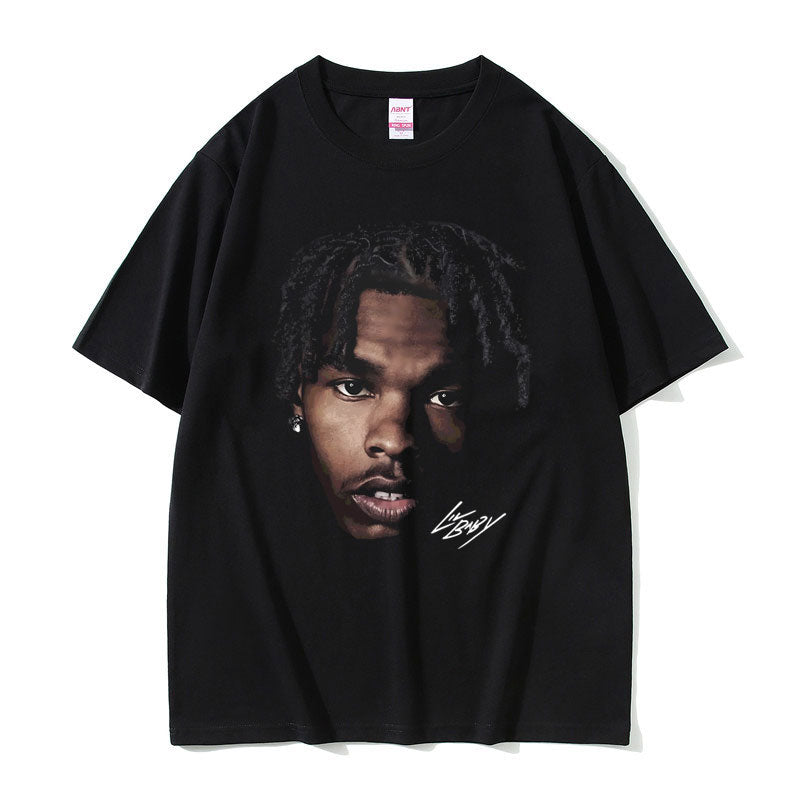 T-shirt ample à imprimé graphique Lil Baby