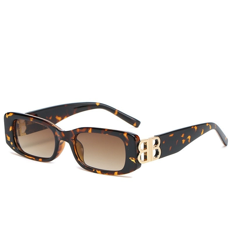 Lunettes de soleil rectangulaires Dynasty de VVS Jewelry