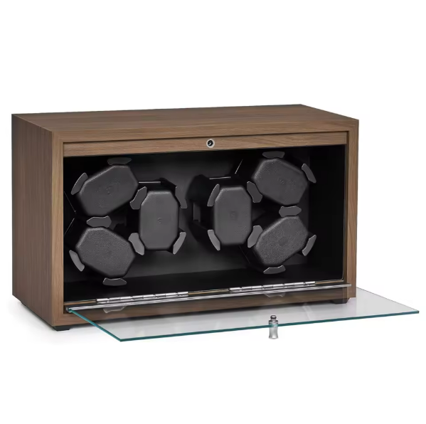 6 slots /3 Slots Automatic Watch Winder – Premium Wood Storage Box, Quiet USB Motor