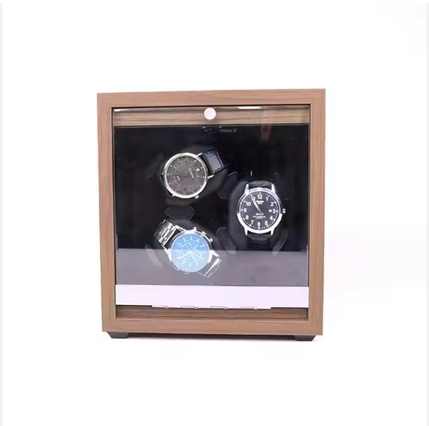 6 slots /3 Slots Automatic Watch Winder – Premium Wood Storage Box, Quiet USB Motor