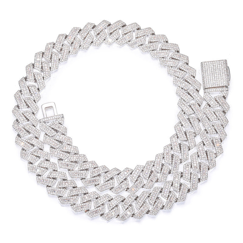 14MM Prong Cuban Chain + Free Bracelet