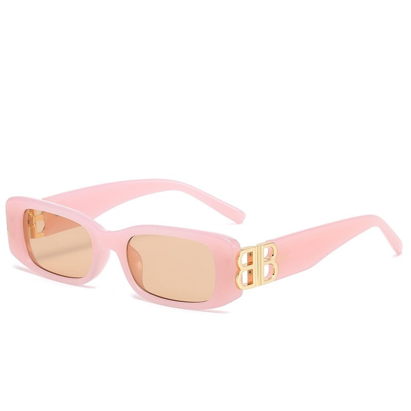 Lunettes de soleil rectangulaires Dynasty de VVS Jewelry