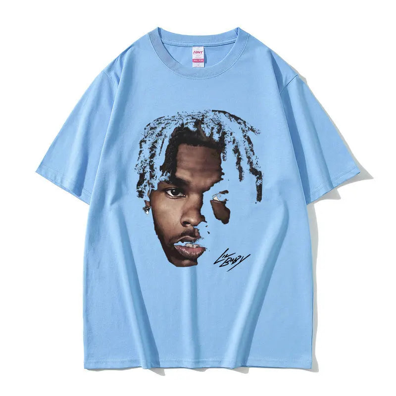 T-shirt ample à imprimé graphique Lil Baby