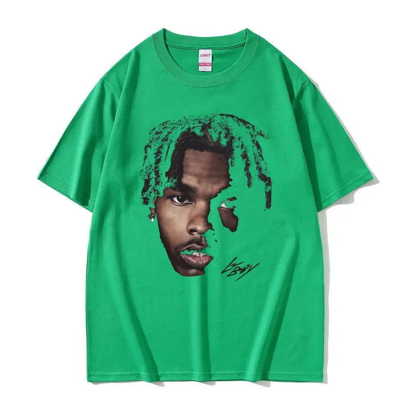 T-shirt ample à imprimé graphique Lil Baby
