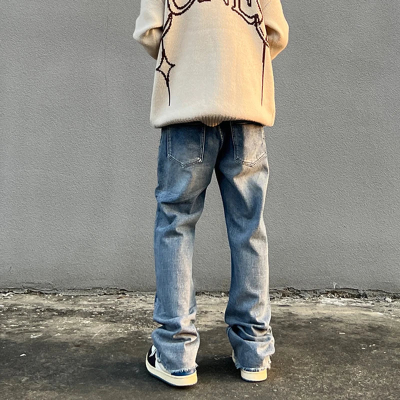 Lässige VVS-Retro-Jeans mit geradem Bein