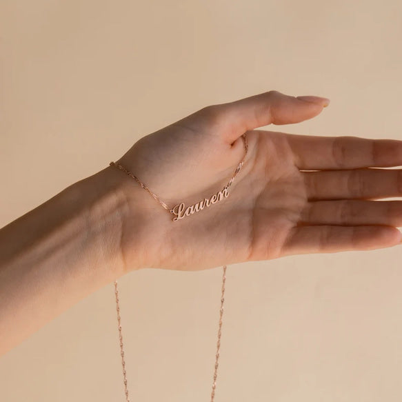 18k Gold/Silver Custom Name Chain