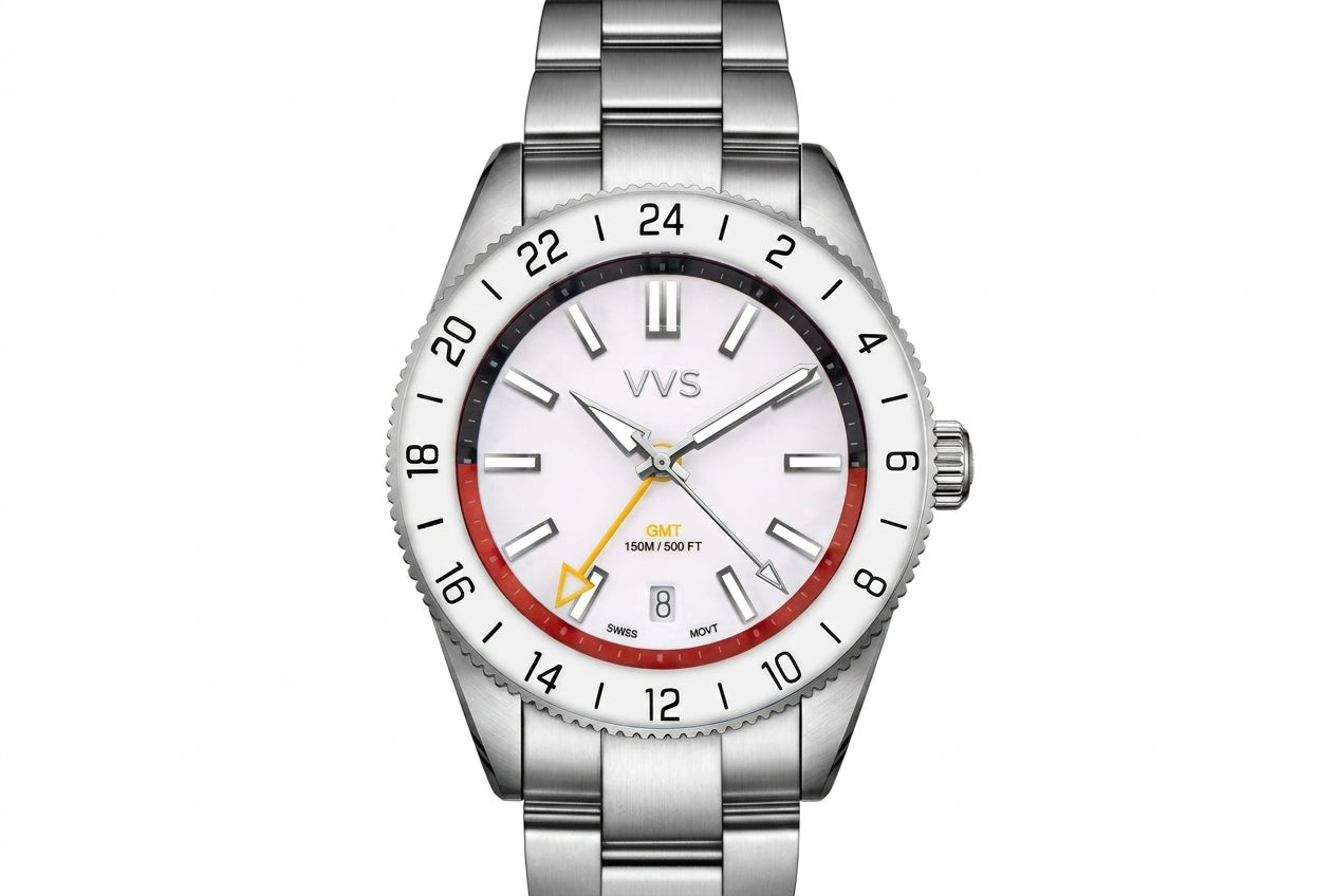 VVS Watches™ Ocean Meridian | Quartz GMT Style