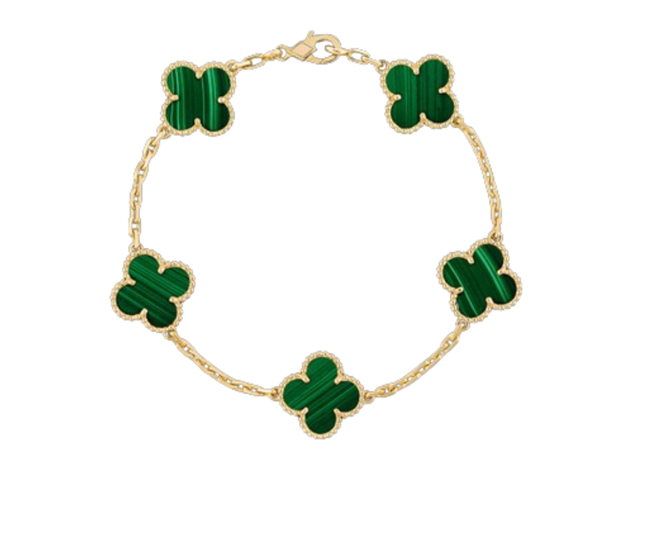 Clover Motif Alhambra Bracelet - 18k Gold