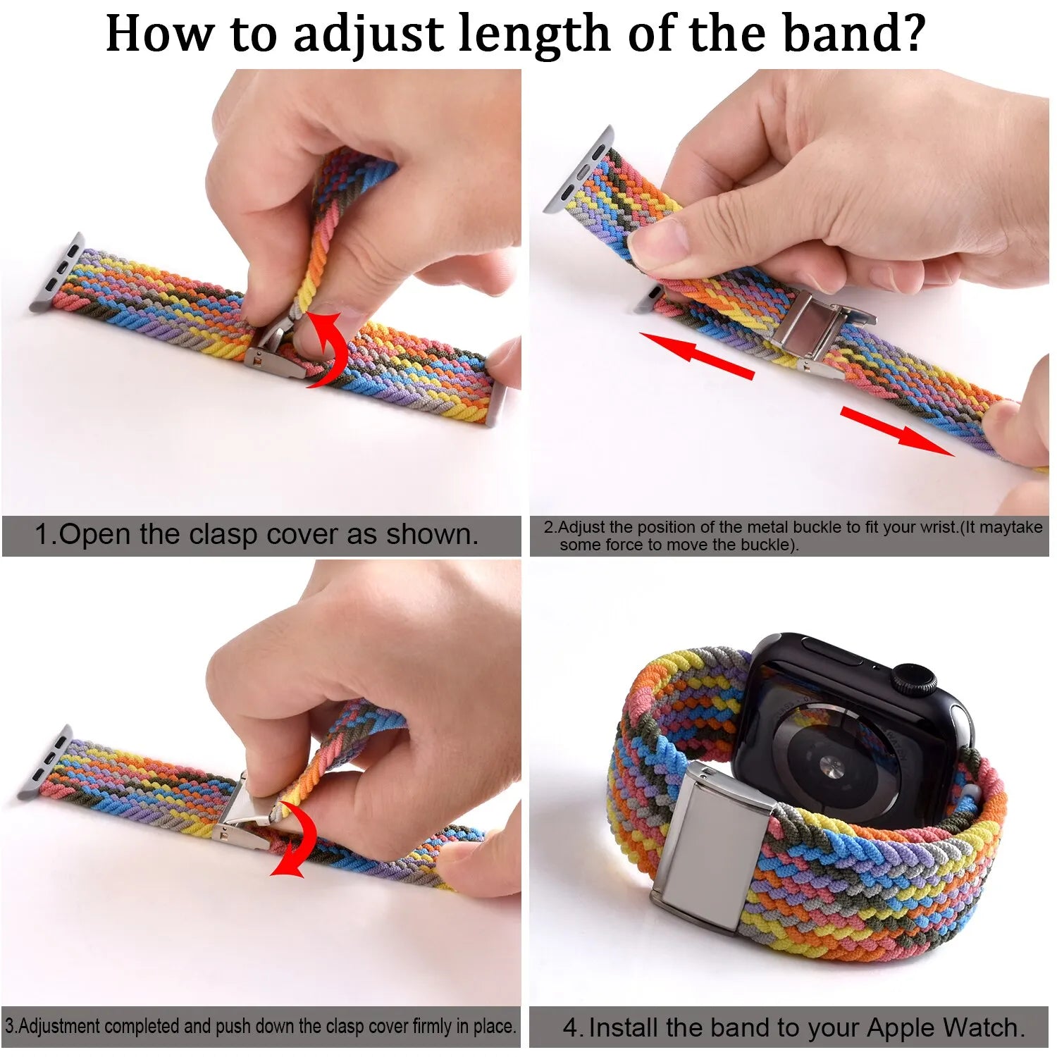 2 for 1 Braided Loop Apple Watch Band - BOGO