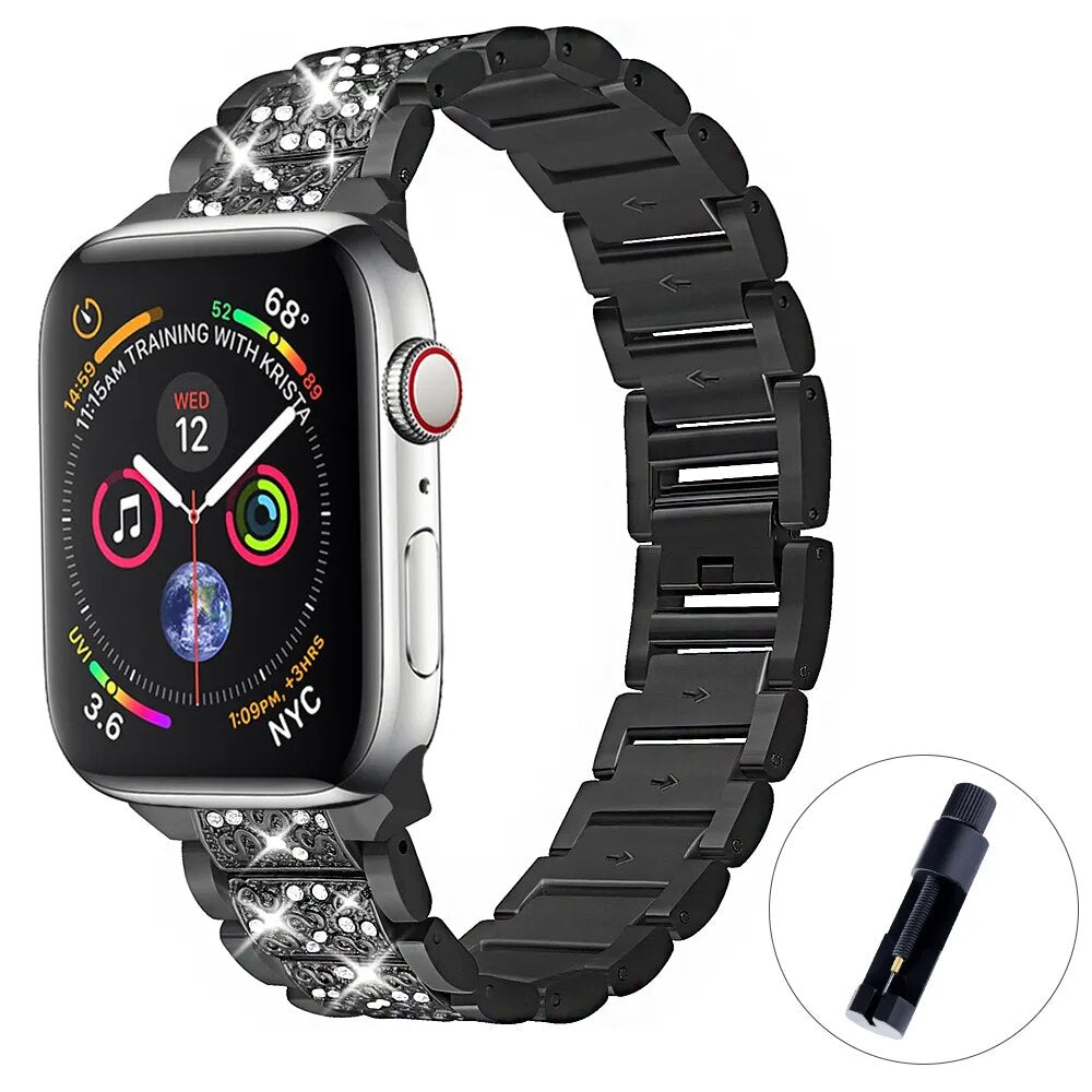 Bling-Diamant-Armband für die Apple Watch