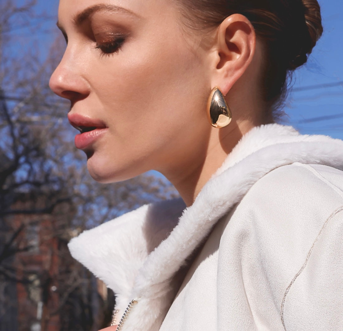 Boucles d'oreilles pendantes en forme de goutte d'eau de VVS Jewelry - BOGO
