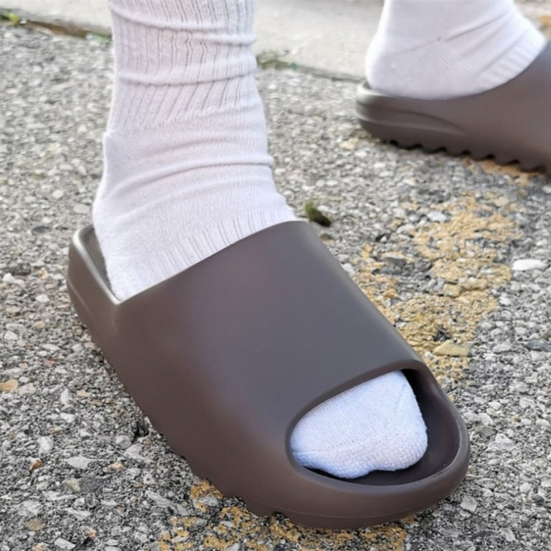 Kids YZY Slides – Toddler & Youth Sizes 5C–7Y | Comfy EVA Slip-On Sandals for Boys & Girls