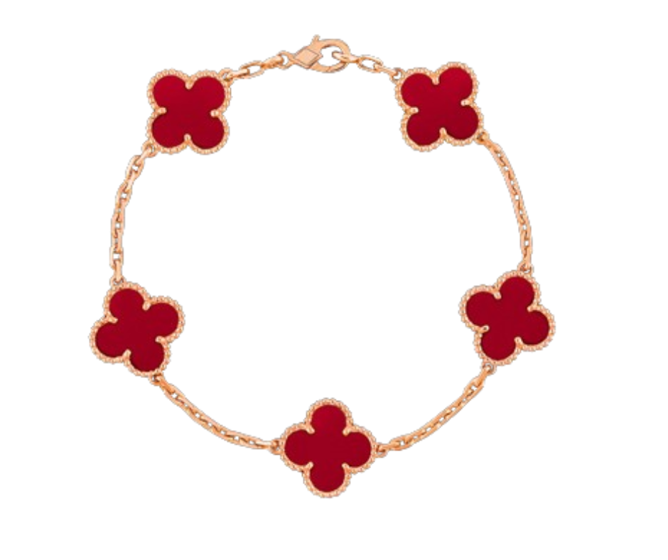 Clover Motif Alhambra Bracelet - 18k Gold