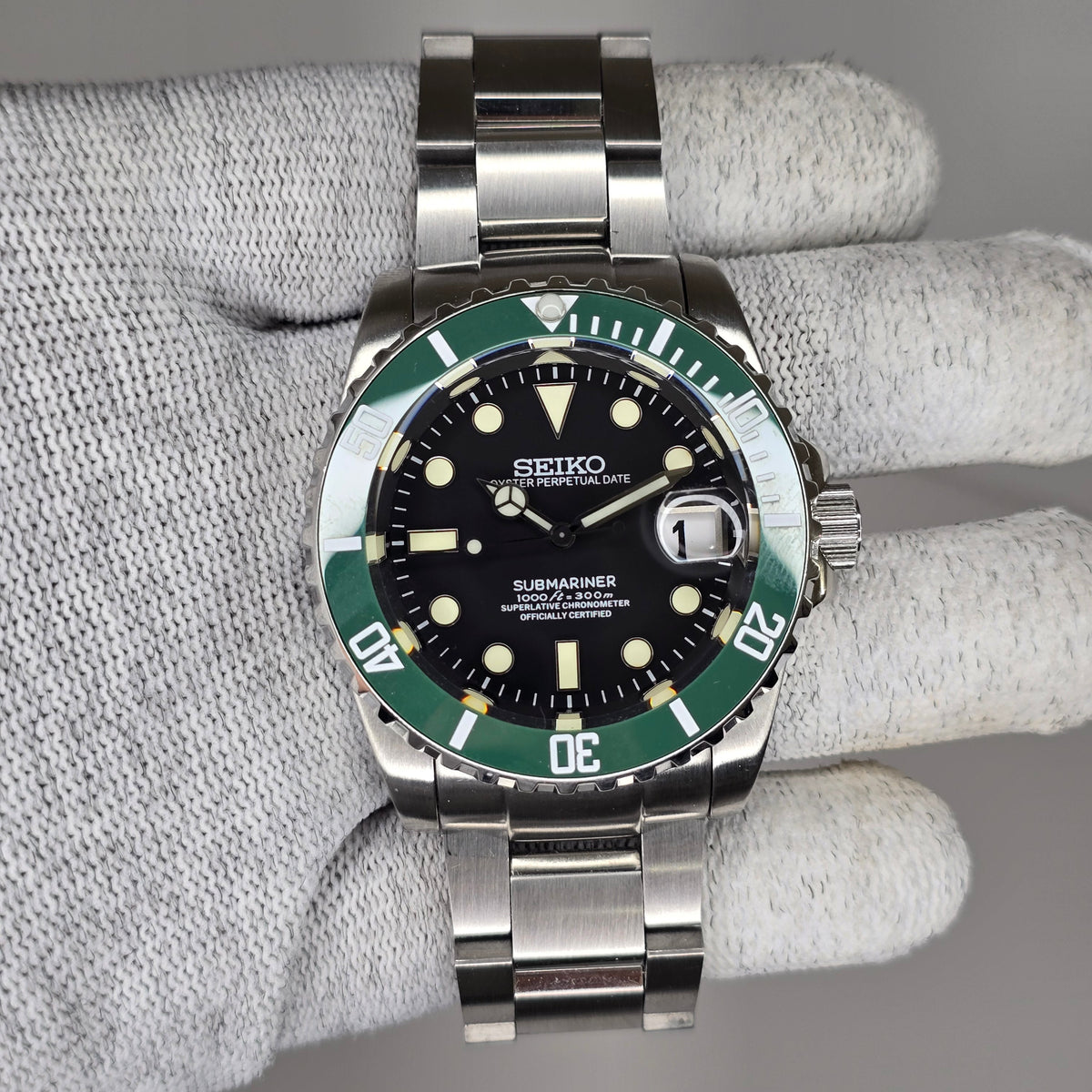 SEIKO MOD SUBMARINER | BLACK HULK