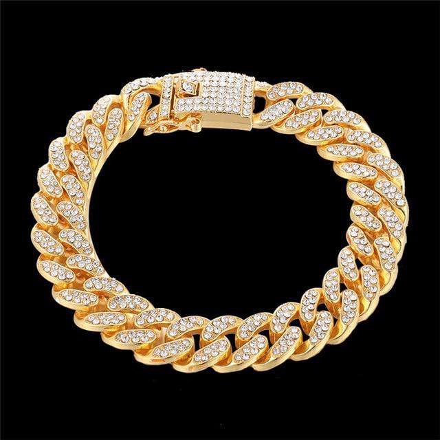 VVS Jewelry hip hop jewelry VVS Jewelry Cuban Chain + FREE Cuban Bracelet Bundle