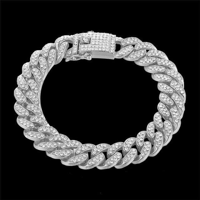 VVS Jewelry hip hop jewelry VVS Jewelry Cuban Chain + FREE Cuban Bracelet Bundle