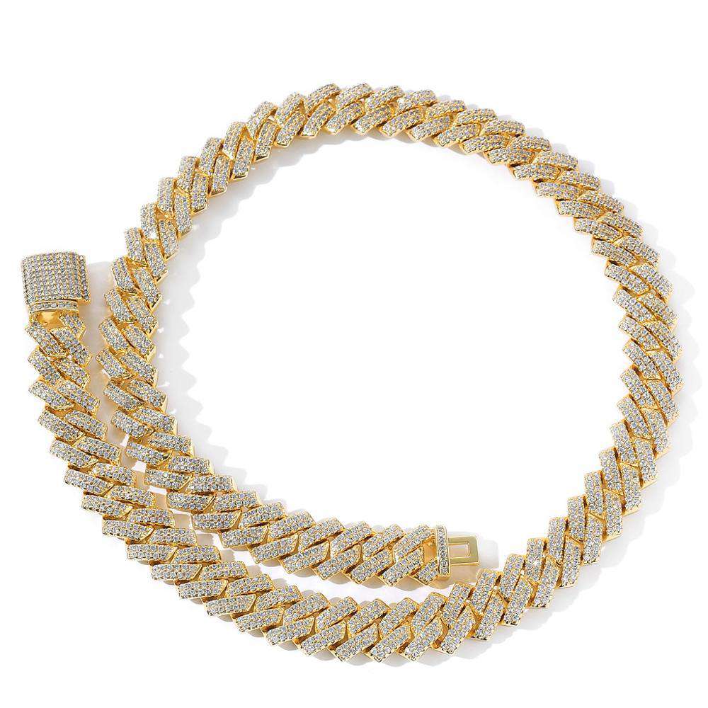 VVS Jewelry hip hop jewelry VVS Jewelry Micro Paved Prong Cuban Chain