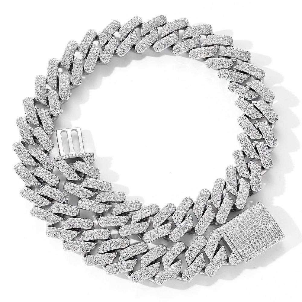VVS Jewelry hip hop jewelry VVS Jewelry Micro Paved Prong Cuban Chain
