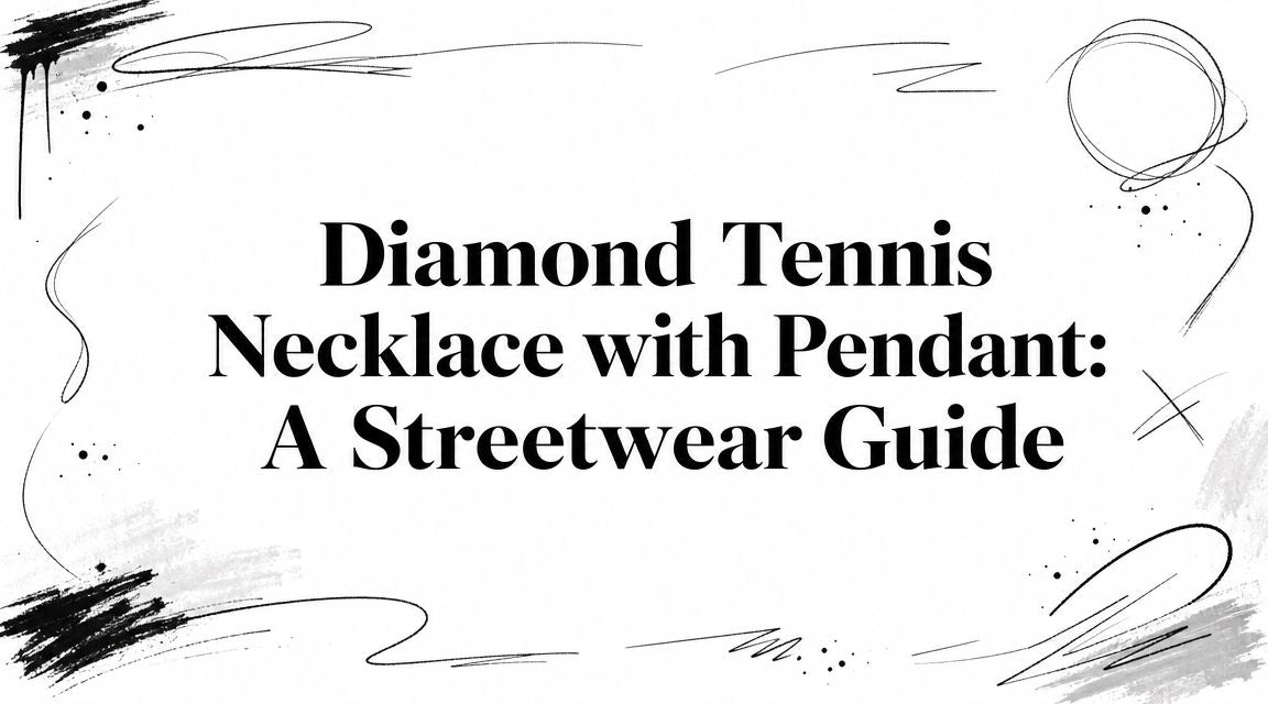 Diamond Tennis Necklace with Pendant: A Streetwear Guide