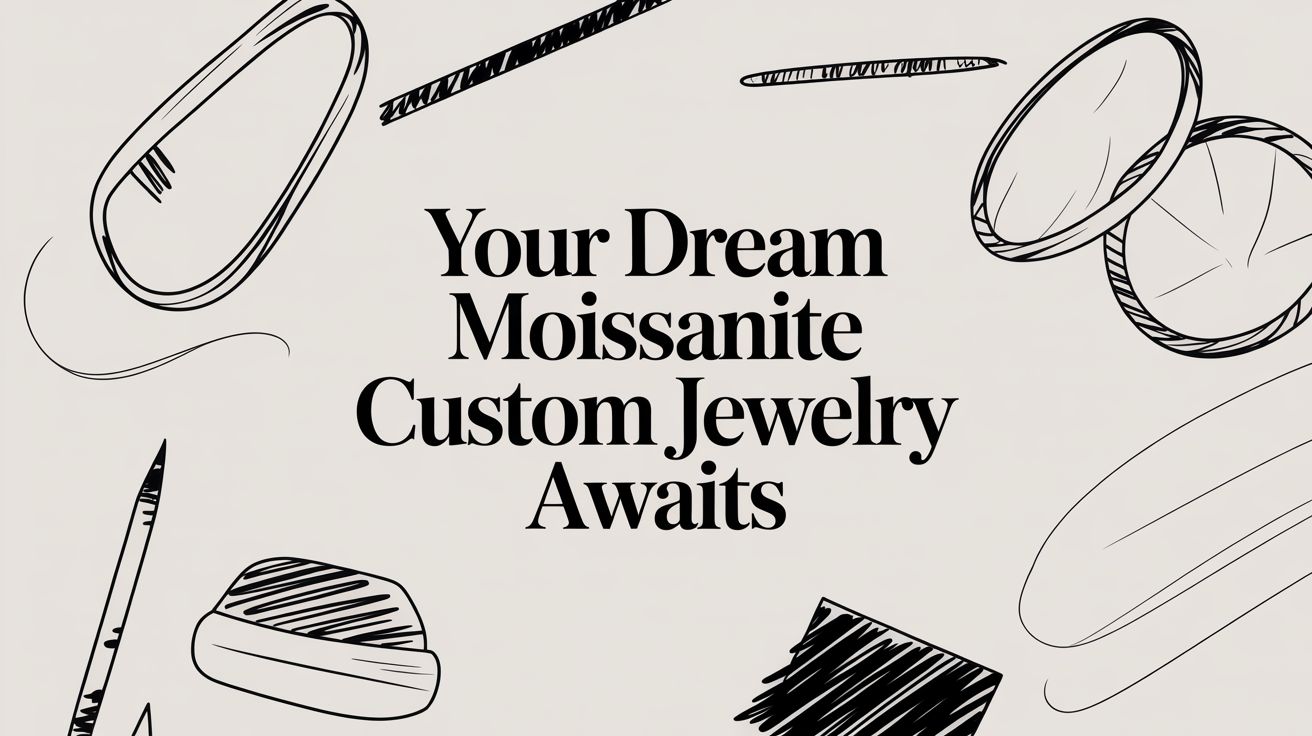 Your Dream Moissanite Custom Jewelry Awaits